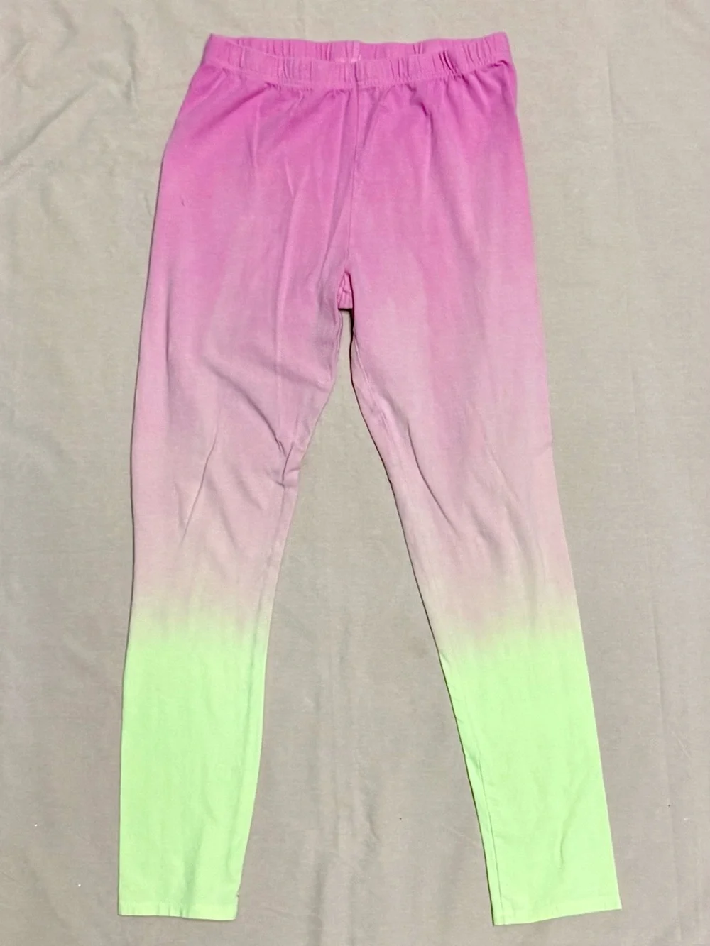 Crown & Ivy Pink Yellow Ombré Hooded Jacket & Leggings Set Girls XL/L